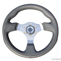 הגה Tender steering wheel grey/polished SS Ø 300 mm