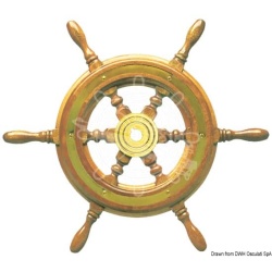 גלגל הגה איכותי לסירה מעוצב בסגנון קלאסי