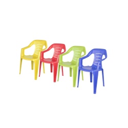 סט ארבעה כסאות ילדים ניב (צהוב, כחול, ירוק ואדום)