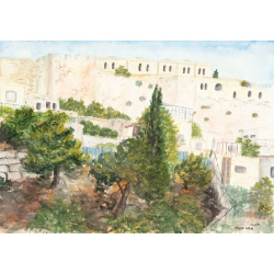 הדפס העיר העתיקה בירושלים