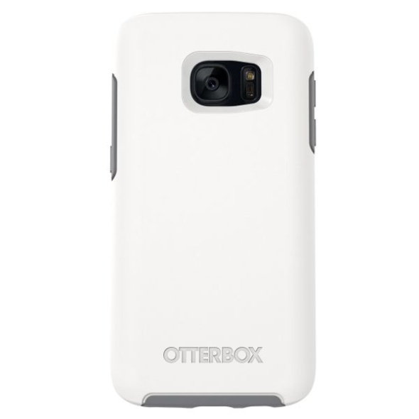 כיסוי otterbox symmetry בצבע לבן-אפור לסמסונג גלקסי s7