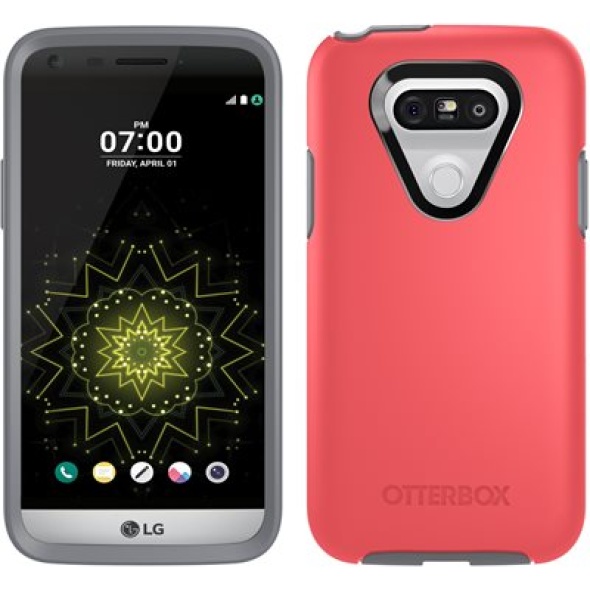 כיסוי otterbox symmetry בצבע ורוד-אפור לlg g5