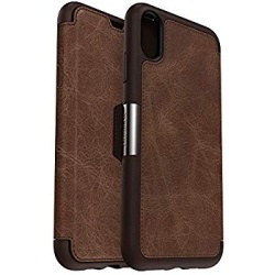 נרתיק otterbox strada מעור אמיתי לאייפון iphone xs max בצבע חום