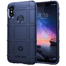 כיסוי rugged shield tpu בצבע כחול לשיאומי רדמי נוט 6 פרו xiaomi redmi note 6 pro