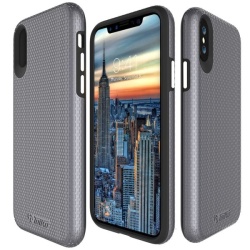 כיסוי toiko x-guard בצבע אפור-שחור לאייפון iphone x