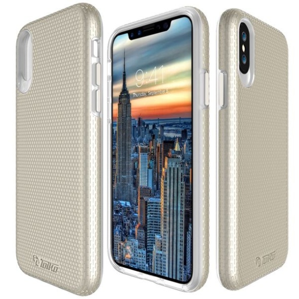 כיסוי toiko x-guard בצבע זהב לאייפון iphone xs max