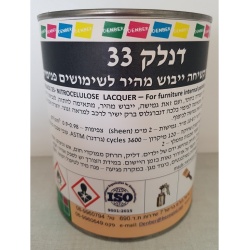 דנלק 33 לכה ניטרו לעץ – דנבר צבעים 18-ליטר