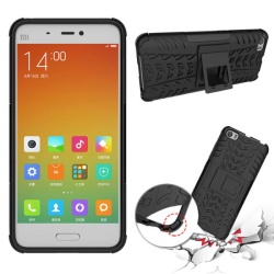 כיסוי extreme armor kickstand בצבע שחור-שחור ל-xiaomi mi 5