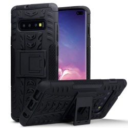 כיסוי extreme armor kickstand בצבע שחור-שחור לגלקסי s10e – galaxy s10e