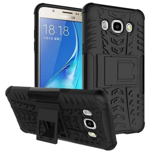 כיסוי extreme armor kickstand בצבע שחור-שחור לגלקסי j5 2016 – galaxy j510