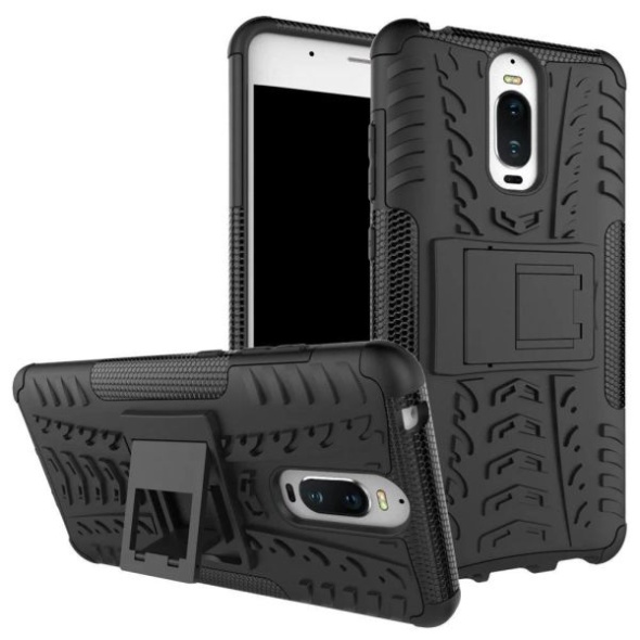 כיסוי extreme armor kickstand בצבע שחור-שחור לוואווי מייט 9 פרו – huawei mate 9 pro