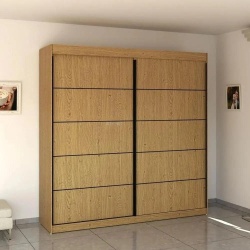 Arbel | ארון הזזה איכותי עם 2 דלתות MDF 270 ס״מ – 3 דלתות