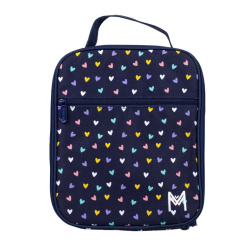 תיק אוכל מבודד גדול MontiiCo Large Insulated Lunch Bag – Hearts