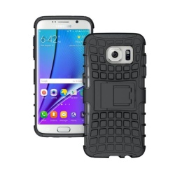 כיסוי extreme armor kickstand בצבע שחור-שחור לגלקסי s7 אדג' – galaxy s7 edge