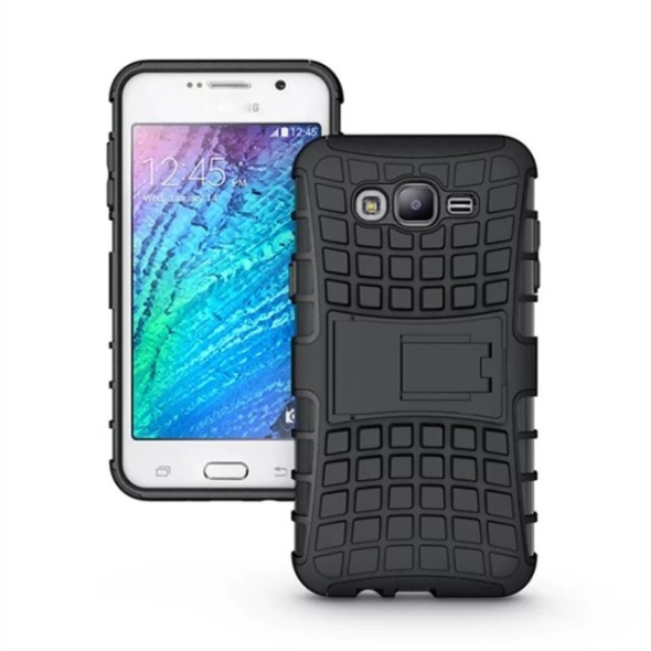 כיסוי extreme armor kickstand בצבע שחור-שחור לגלקסי j5 – galaxy j5