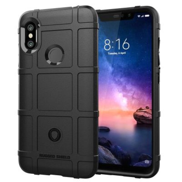 כיסוי rugged shield tpu בצבע שחור לשיאומי רדמי נוט 6 פרו xiaomi redmi note 6 pro