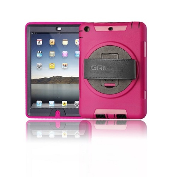 כיסוי נרתיק gripcase shield בצבע ורוד לאייפד אייר 2 ipad air