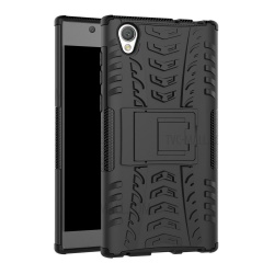 כיסוי extreme armor kickstand בצבע שחור-שחור לסוני l1 – sony xperia l1